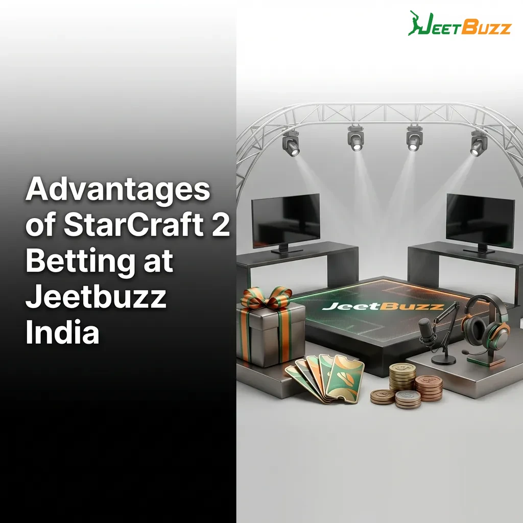 Jeetbuzz India esports betting platform showing StarCraft 2 wagering options with local payment methods and mobile interface