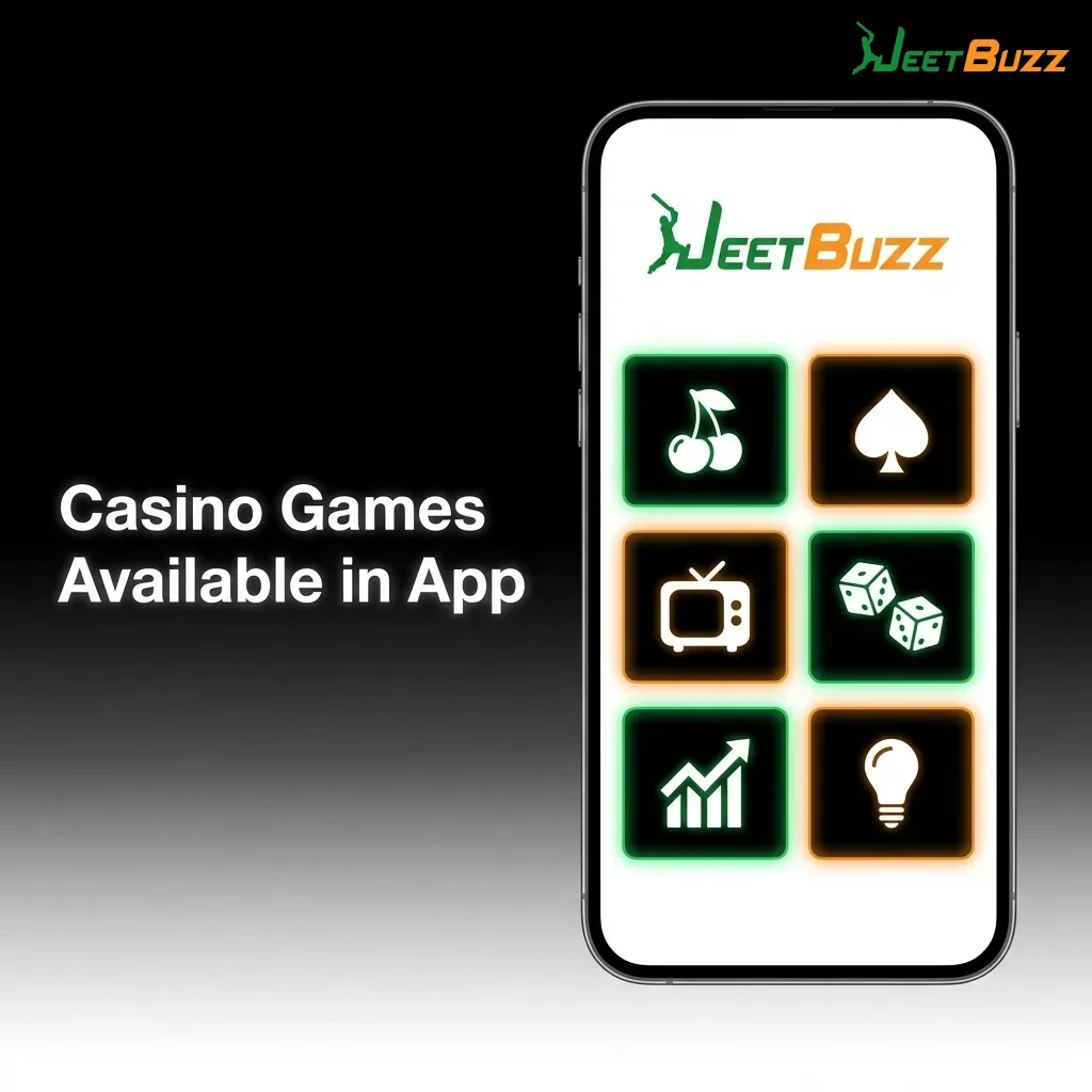 Jeetbuzz casino app showing slots, table games, and live dealer options from Pragmatic Play, Evolution Gaming, and NetEnt