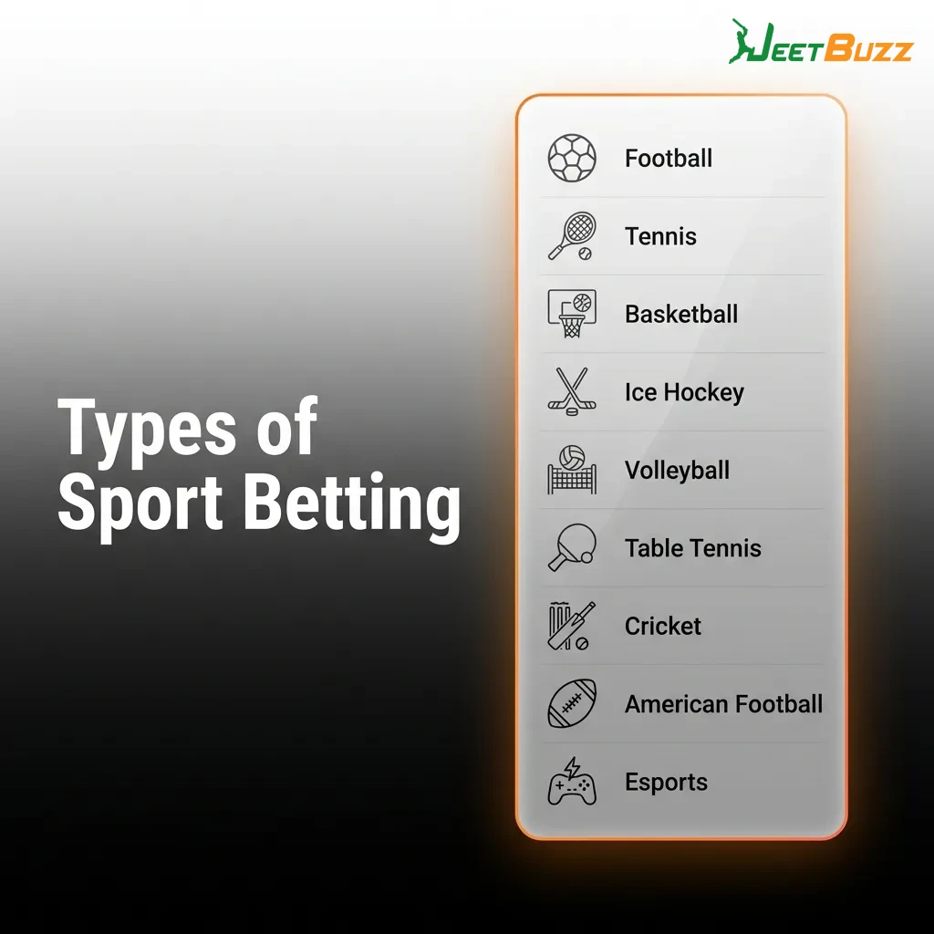 Sports betting interface showing cricket, football, kabaddi, tennis, and basketball wagering options with live odds