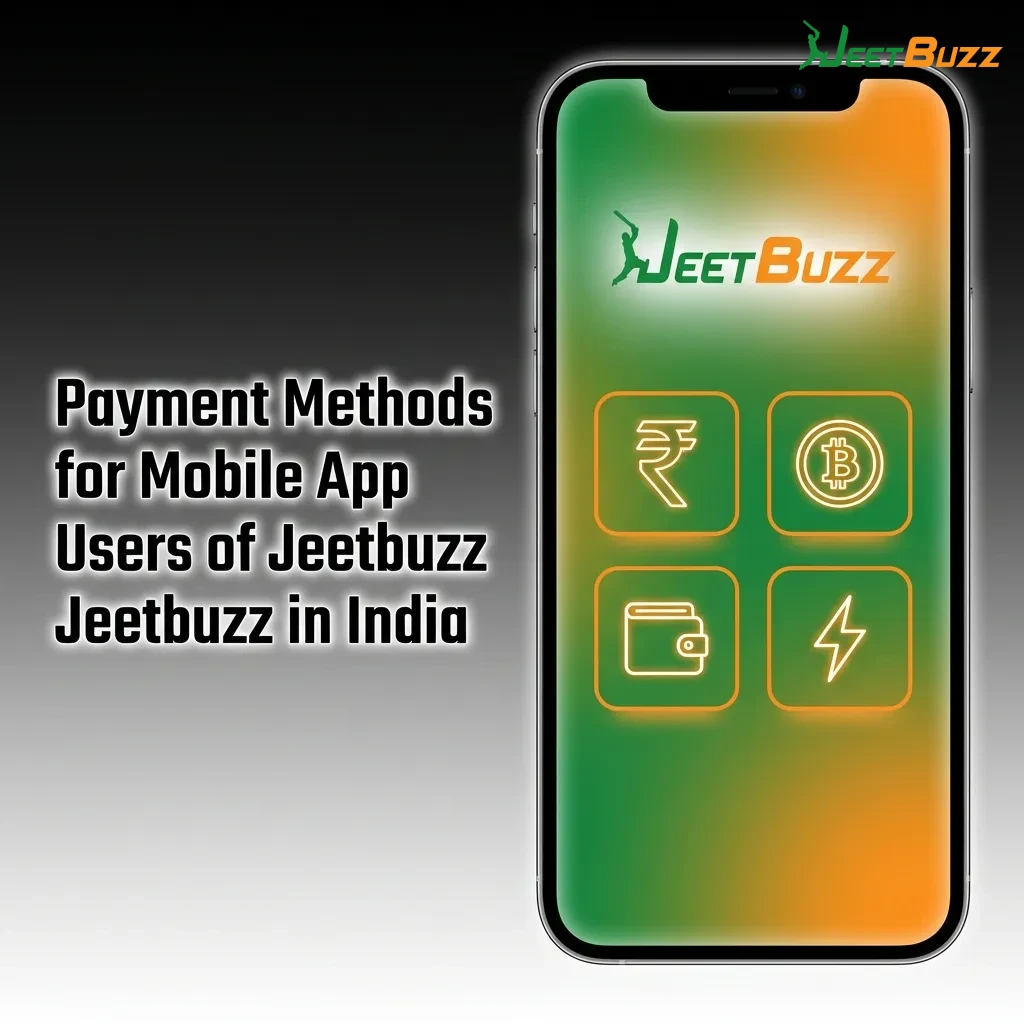 Jeetbuzz mobile app payment methods for Indian users including UPI, cards, wallets, and bank transfers