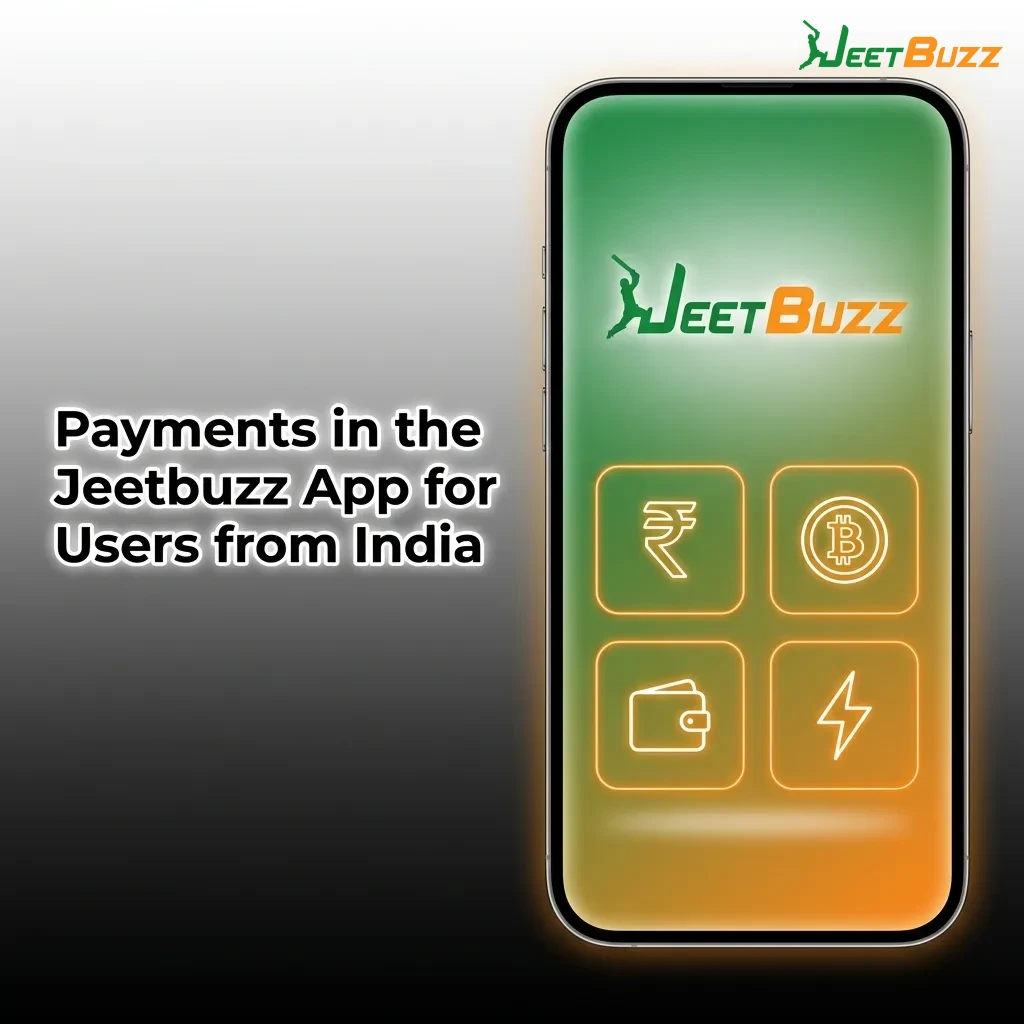 Jeetbuzz app payment options for Indian users including UPI, Paytm, PhonePe, Google Pay, and cryptocurrency methods