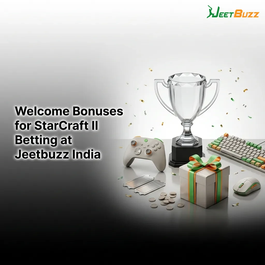 Players claiming StarCraft II betting welcome bonus at Jeetbuzz India with up to ৳1,60,000 credit for new registrations
